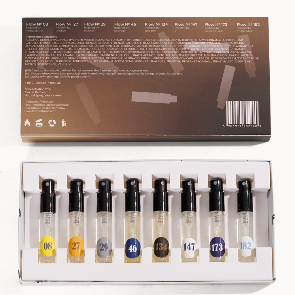 Zestaw Bestsellerów Męskich 8×3ml