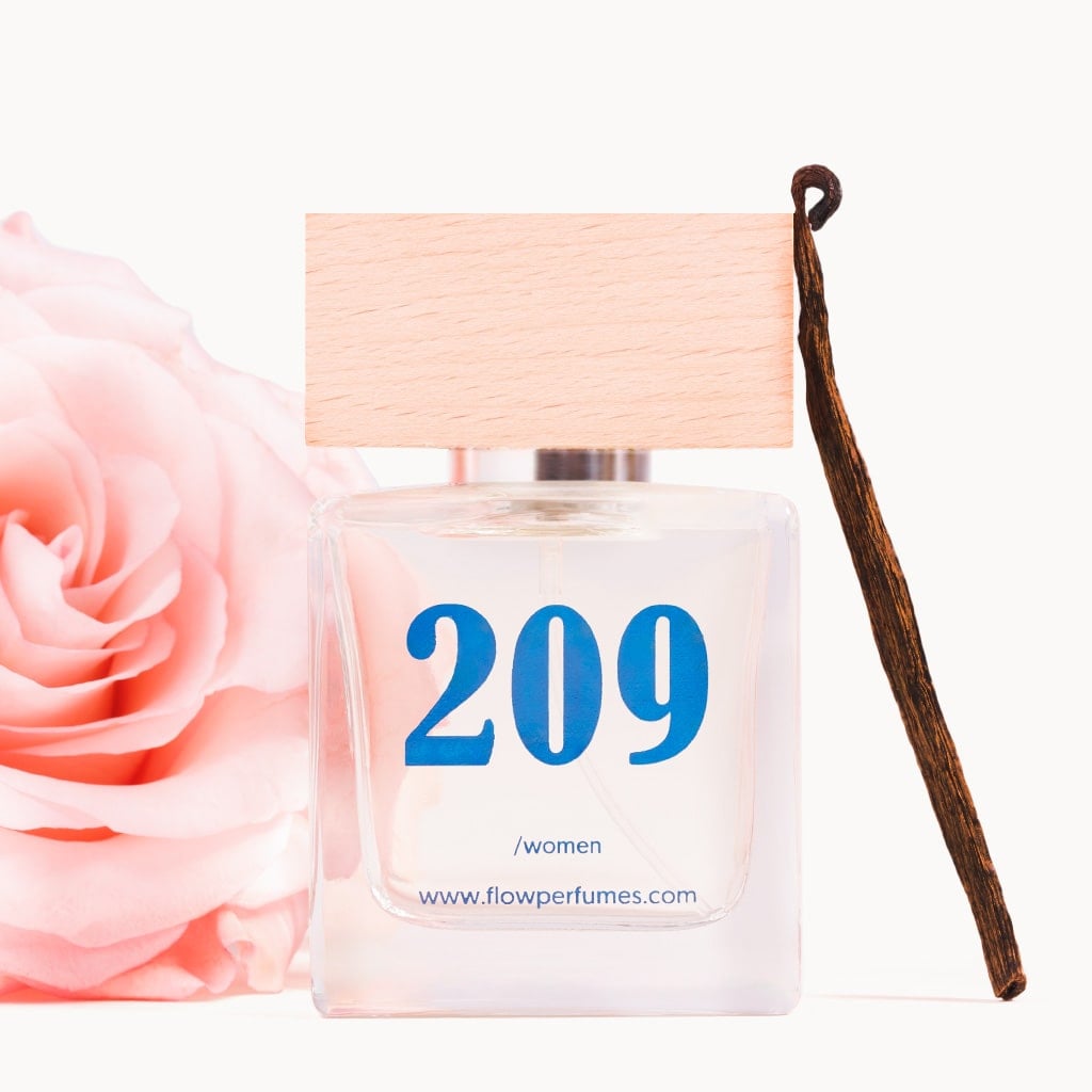 Zamiennik My Way Intense Armani – kwiatowa elegancja z nutą róży i otulającą wanilią. Flow Perfumes Nr 209.