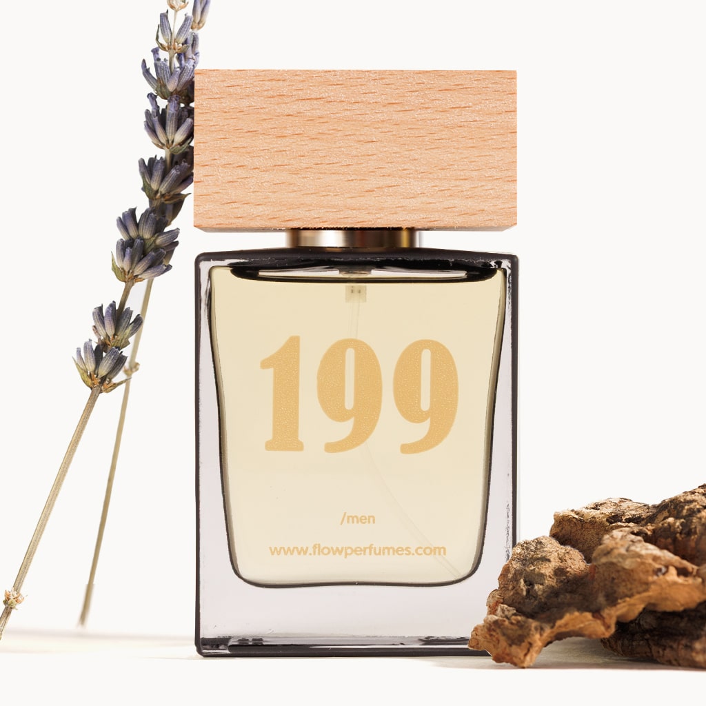 Zamiennik Stronger With You Absolutely Armani – urzekająca lawenda, rum i ciepłe drzewne akordy. Flow Perfumes Nr 199.