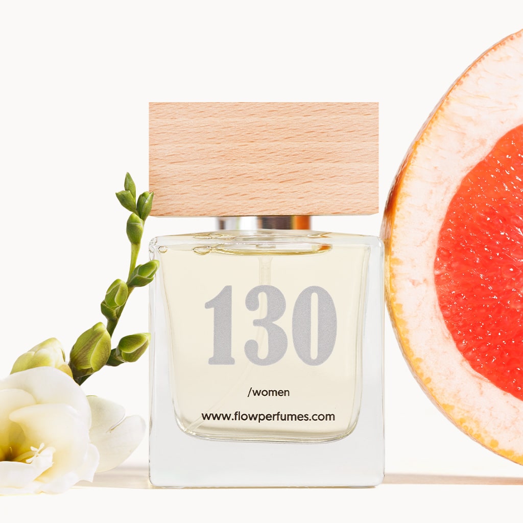 Zamiennik perfum DKNY Women Donna Karan – energetyzujący, świeży i nowoczesny zapach z nutą grejpfruta i białych kwiatów. Flow Perfumes Nr 130.