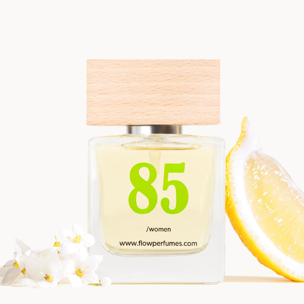 Zamiennik perfum Eden Cacharel – zielono-kwiatowa eksplozja świeżości z cytrusami i białymi kwiatami, Flow Perfumes nr 85.