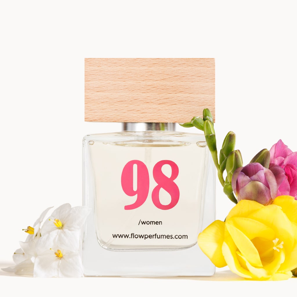 Zamiennik perfum Flowerbomb Viktor & Rolf – eksplozja kwiatów i kobiecości w butelce Flow Perfumes Nr 98.