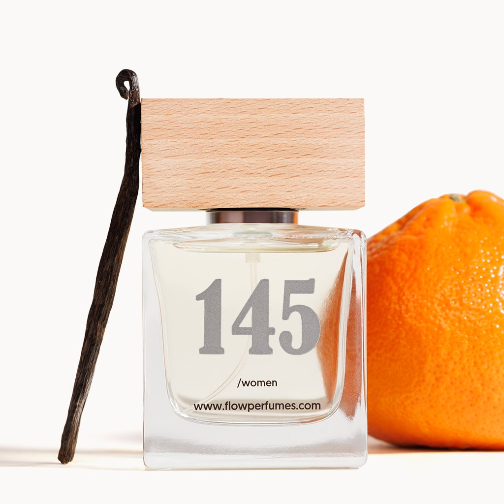 Zamiennik perfum Inspiration Lacoste – kremowa wanilia i mandarynka w lekkiej, zmysłowej kompozycji. Flow Perfumes Nr 145.