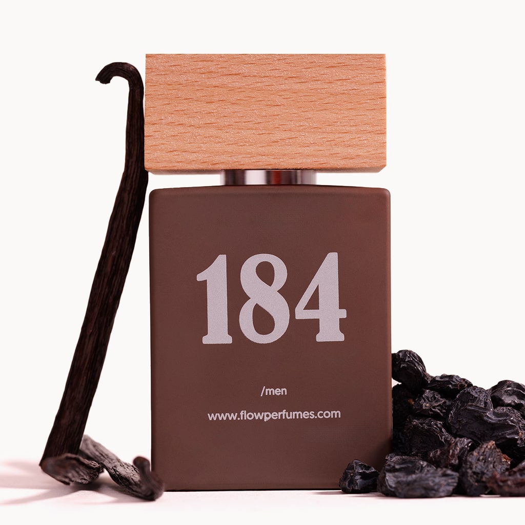 Zamiennik Myrrh & Tonka Jo Malone – otulająca zmysły wanilia i suszone owoce w mistycznym akordzie mirry. Flow Perfumes Nr 184.