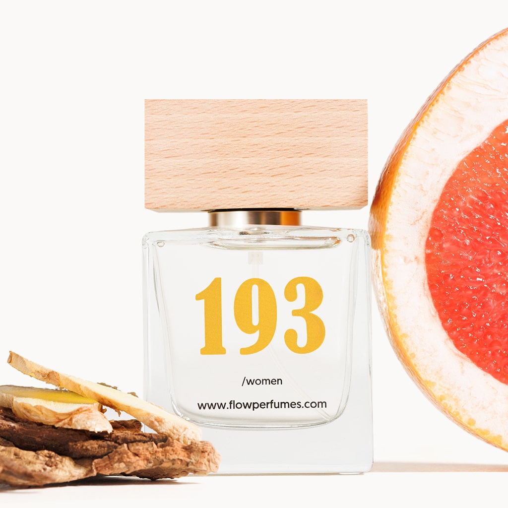 Zamiennik Rosso Pompei Tiziana Terenzi – kobieca zmysłowość zaklęta w soczystym grejpfrucie, pikantnym imbirze i drzewnej głębi. Flow Perfumes Nr 193.