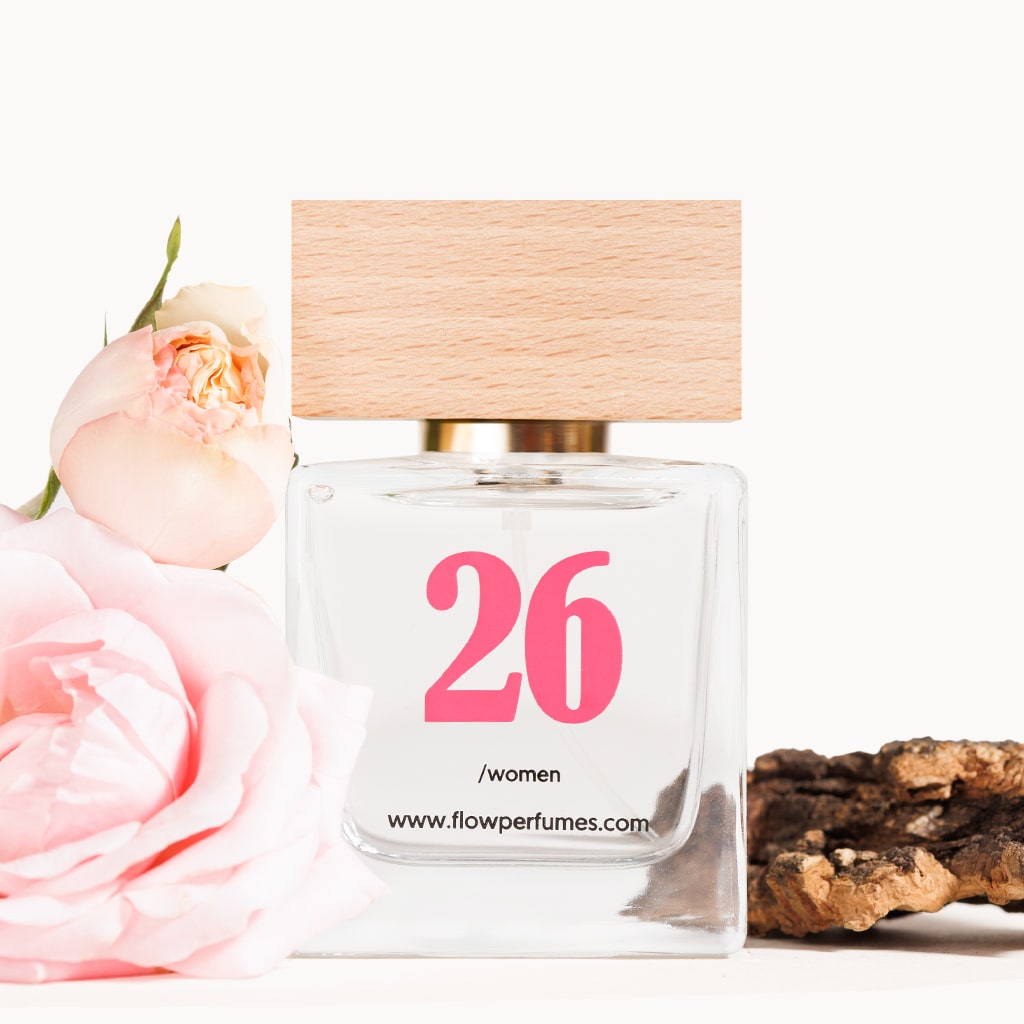 Zamiennik perfum Rush 2 Gucci – kobiecy zapach z różą i korą, Flow Perfumes nr 26.