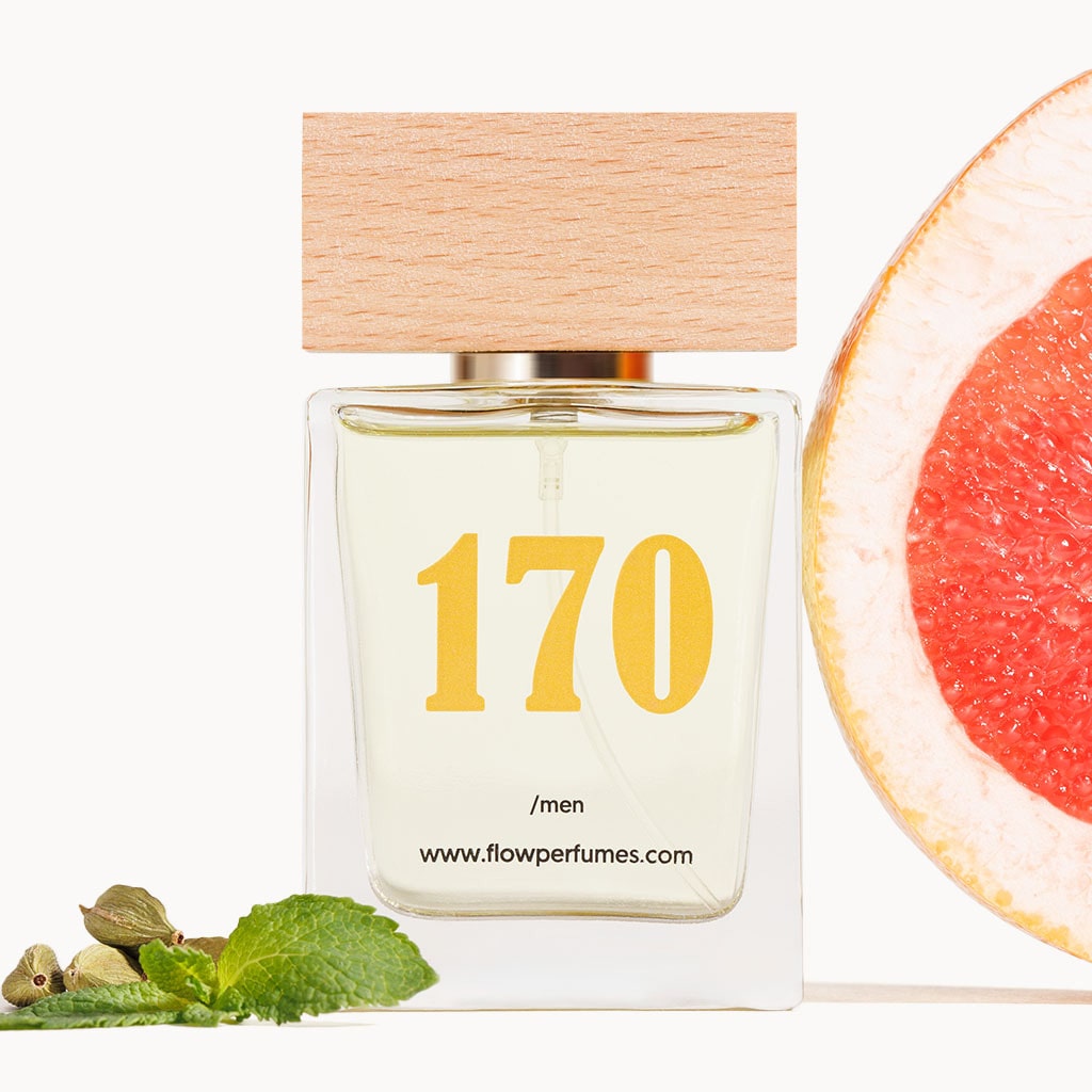 Zamiennik perfum Thirst Eau de Hard Work – energetyczne połączenie grejpfruta, mięty i kardamonu w świeżej, męskiej odsłonie. Flow Perfumes Nr 170.