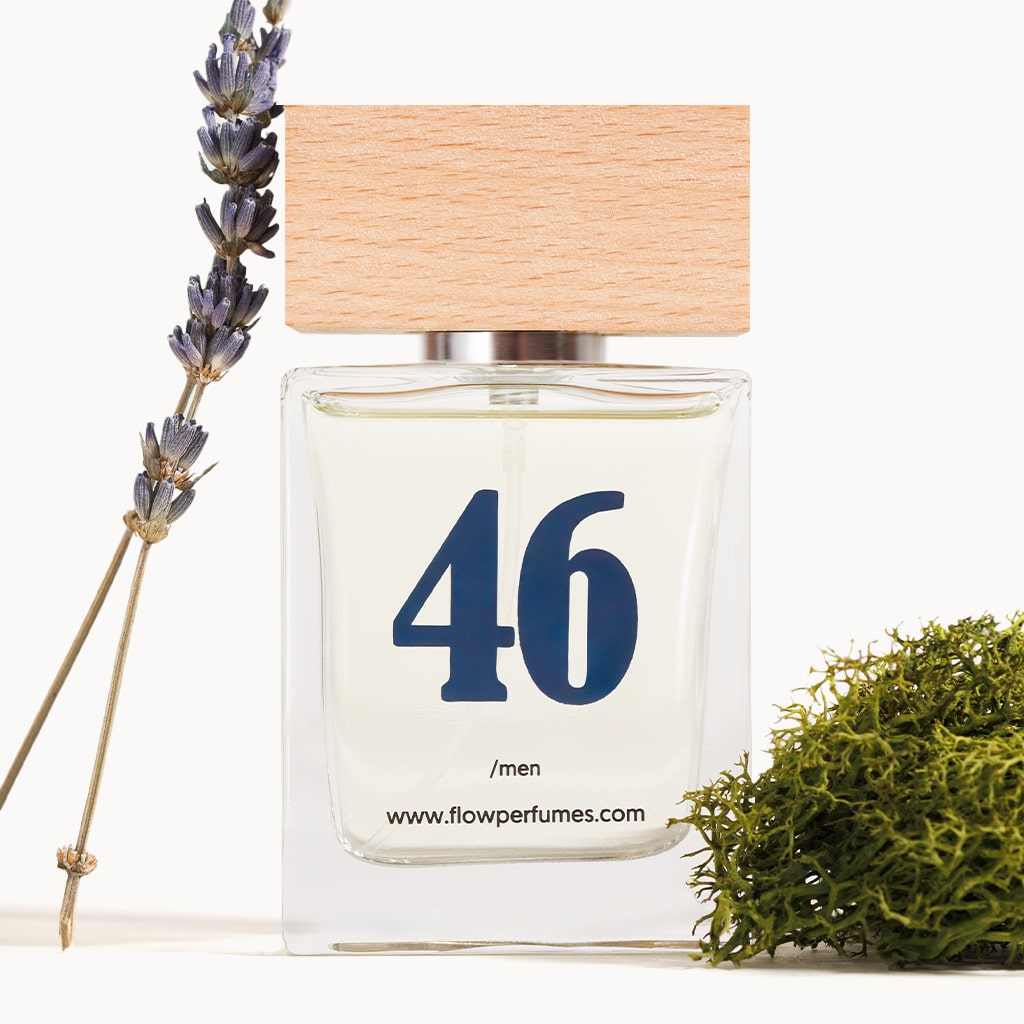 Zamiennik perfum Sauvage Dior – męski zapach z lawendą i mchem dębowym, Flow Perfumes nr 46.