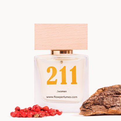 Zamiennik Fame Paco Rabanne – pikantna zabawa różowym pieprzem, zmysłowe drewno i nowoczesna elegancja. Flow Perfumes Nr 211.