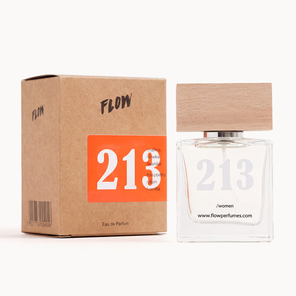 Perfumy Flow Perfumes Nr 213 dla kobiet – flakon 50 ml wraz z opakowaniem 