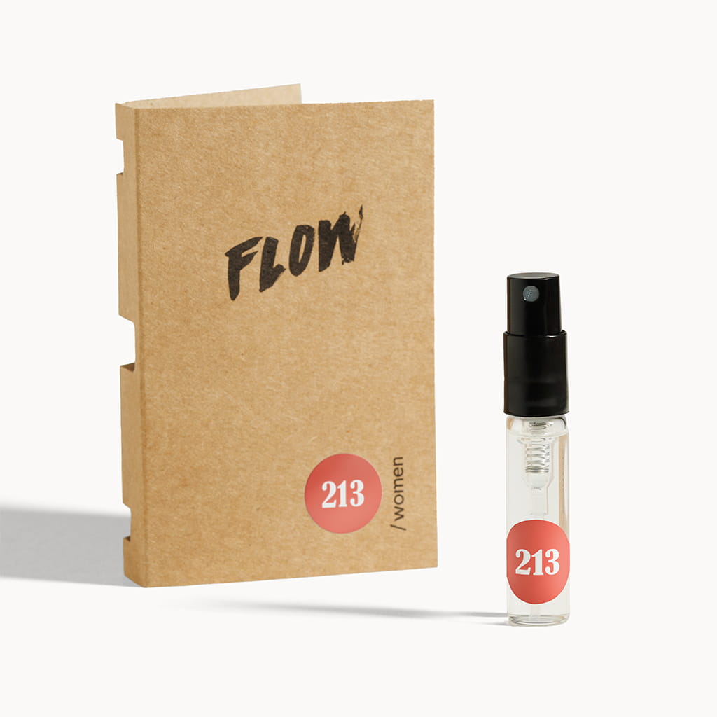 Próbka perfum Flow Perfumes Nr 213 dla kobiet 3 ml – owocowy zapach 