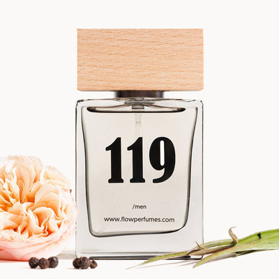 Zamiennik perfum Acqua di Gio Profumo od Armani – intensywnie świeży i elegancki zapach z morską głębią i zmysłową nutą kadzidła. Flow Perfumes Nr 119.