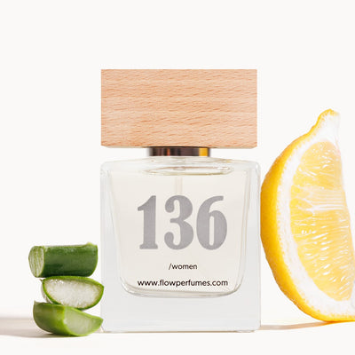 Zamiennik perfum Green Tea Elizabeth Arden – orzeźwiające połączenie cytryny i aloesu w energetyzującym wydaniu. Flow Perfumes Nr 136.