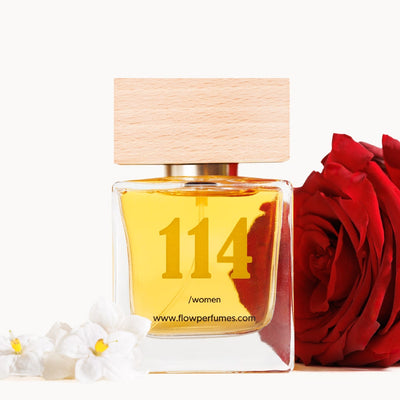 Zamiennik perfum Jasmin Rouge Tom Ford – zmysłowy jaśmin i korzenna elegancja. Flow Perfumes Nr 114.