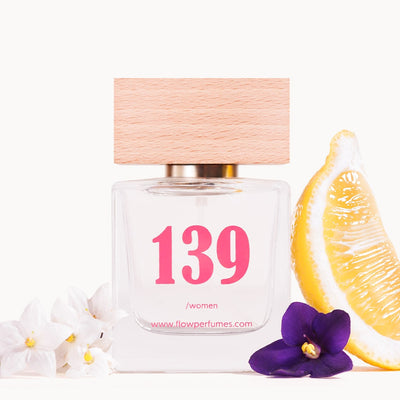 Zamiennik perfum Miss Dior Blooming Bouquet Dior – świeża kompozycja cytryny, fiołka i jaśminu w romantycznym wydaniu. Flow Perfumes Nr 139.