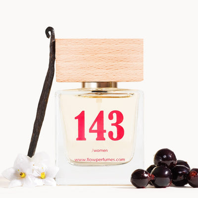 Zamiennik perfum My Way Armani – świeża czarna porzeczka, kremowa wanilia i zmysłowy jaśmin. Flow Perfumes Nr 143.