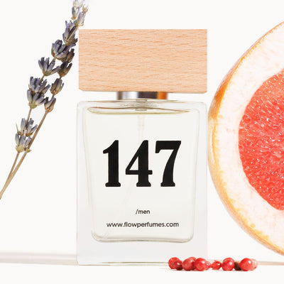 Zamiennik perfum Y Yves Saint Laurent – energetyczne połączenie grejpfruta, lawendy i różowego pieprzu. Flow Perfumes Nr 147.