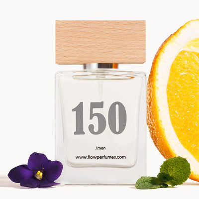 Zamiennik perfum Green Irish Tweed Creed – szlachetna świeżość mięty, fiołka i cytrusów w klasycznym stylu. Flow Perfumes Nr 150.